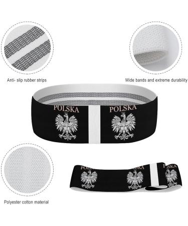 Polska Eagle Yoga Workout Bands | Booty Resistance Straps for Comfort & Physical Therapy - Buy Online on GoSupps.com