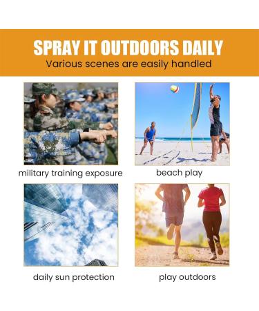 Sunscreen SPF60 Sun Screen Protector for Face and Body 50ml Waterproof & Sweat-proof Sun Cream Ultra Light Moisturizing Sun Lotion for Women Men Non Greasy Sun Block Cream - Buy Online on GoSupps.com