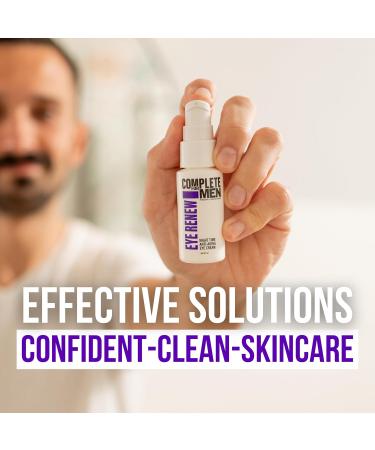 Eye Renew Night Time Eye Cream - Anti-Aging Solution for Dark Circles Puffy Eyes & Improved Skin Texture - Men's Eye Repair Treatment with Vitamins - Buy Online on GoSupps.com
