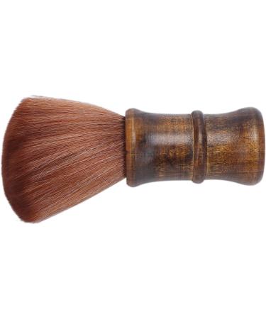 Qukaim Neck Face Duster Professional Neck Duster Brush Haircut Neck Hair Removal Brush with Wooden Handle Salon Face Cleaning Duster Barber Neck Face Brush - Buy Online on GoSupps.com