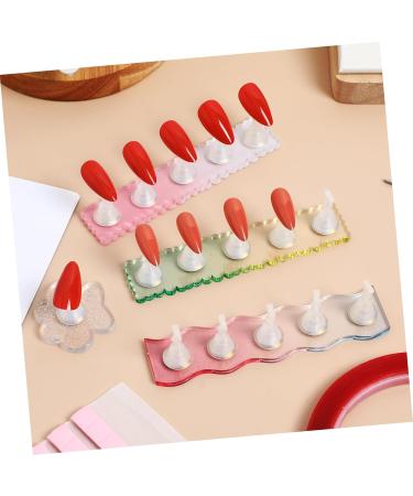 HONMEET 1 Set Nail Stand Set Nail Tips Training Stand Magnetic Nail Tips Practice Nail Painting Stand Magnetic Fake Nail Holder Nail Tip Stand Holder Nail Art Holder Nails Plastic - Buy Online on GoSupps.com