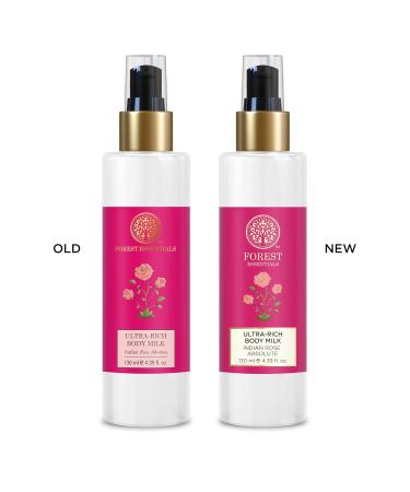 Buy Forest Essentials Ultra-Rich Body Milk Indian Rose Absolute 130ml - Luxurious Body Lotion for Intense Hydration | International Shipping Available - Buy Online on GoSupps.com