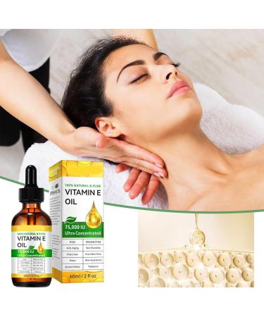 Huile de Vitamine E pour le Visage les Cheveux les Ongles et la Peau d-alpha-Tocoph rol Pure et Naturelle Vitamine E Huile Facile Absorber Anti- ge Contre les Rides Id ale pour Hommes et Femmes - Buy Online on GoSupps.com
