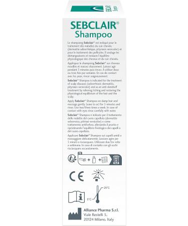 Sebclair Seboreggiatore Treatment Shampoo 100ml - Buy Online on GoSupps.com