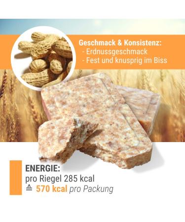 Convar-7 High Energy Bar Peanut - Emergency Supply & Outdoor Snack | 120g - Ideal for Crisis Prevention & Catering - Buy Online on GoSupps.com