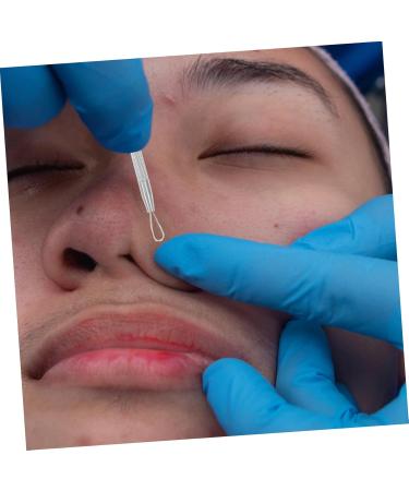 PLAFOPE 7pcs Double-headed Extrusion Ring Blackhead Pimple Comedone Removal Tool Pimple Tool Stainless Steel - Buy Online on GoSupps.com