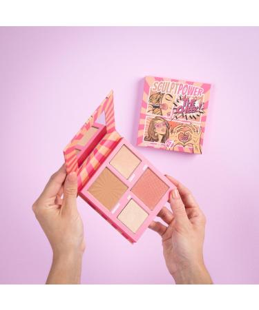 W7 Sculpt Power Face Palette - Blush, Bronze & Highlight Palette - Buy Online on GoSupps.com