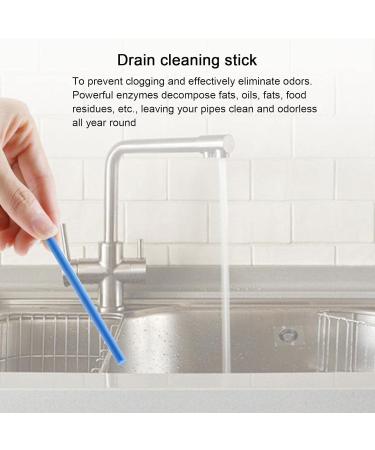 Drain Deodorizer Sticks - Drain Opener Hair Clog Remover Kitchen Bathroom Sink Cleaner and Deodorizer for Sinks and Toilet Drains Hondony - Buy Online on GoSupps.com