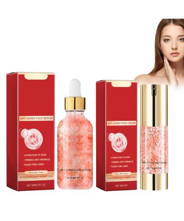 Dragon Blood Cream 30ml Dragon Blood Anti-Wrinkle Serum and 30g Dragon Blood Anti-Wrinkle Cream Reduces Pigmentation and Fine Lines serum