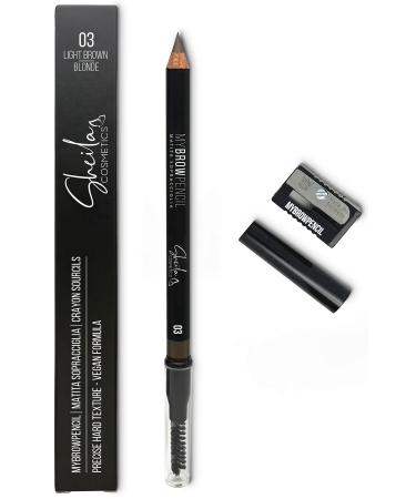 Sheila Cosmetics My Brow Eyebrow Pencil with Hard Long-Lasting Formula | Made in Italy (03 Light Brown/Blonde)