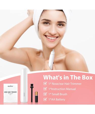 Sejoy Electric Nose and Ear Hair Trimmer - Painless Hair Removal Clipper for Men and Women - Buy Online on GoSupps.com