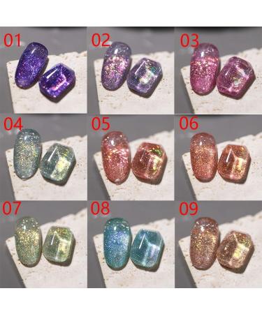 Nail Varnish Manicure Shiny Diamond Gel Glitter Nail Gel Sequins Gel Nail Nail Phototherapy Gel Gel Nail Polish - (Color: 4) - Buy Online on GoSupps.com