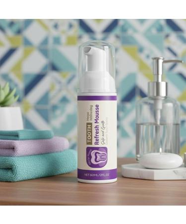  Jingmiger Foaming Toothpaste 60ml Odor Neutralizer - Deep Clean Foaming Toothpaste - For Adults Travel Daily Routine Morning and Evening - Buy Online on GoSupps.com