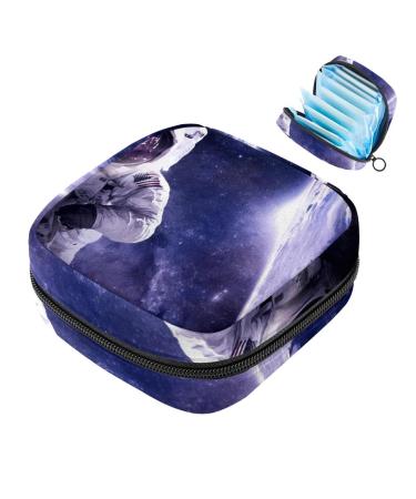 Outer Space Universe Sanitary-Napkierten-Stahlungskfahrteichten MenstruationPad pocket Servant menstrual cup pocket with zipper for teenagers girls women women
