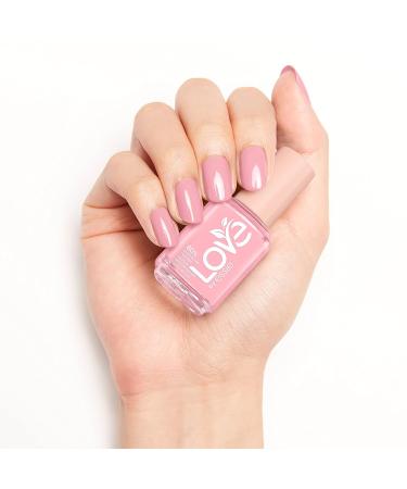 Essie LOVE Nail Polish - 80% Plant-based Vegan Pink, Salon-Quality, 0.46 Fl Oz - 130 Free In Me - Buy Online on GoSupps.com