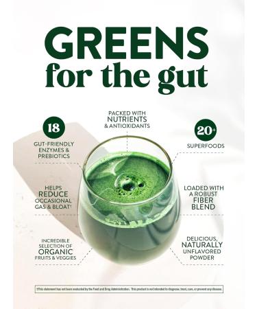 Nature's Truth Organic Greens Blend Powder | 20 Plus Superfoods | with Organic Spirulina Beet Root Digestive Enzymes & Prebiotics | Vegan Non-GMO & Gluten Free Supplement - Buy Online on GoSupps.com