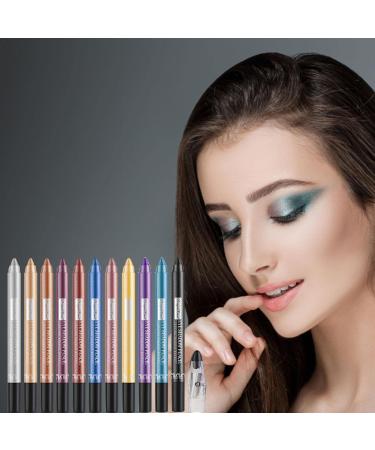 Eyeshadow Stick Sets | Long-Lasting Colorful Eyeshadow Stick Sets | Long Lasting Smudge-Proof Shimmer Eyeshadow Makeup Supplies Sillervan - Buy Online on GoSupps.com