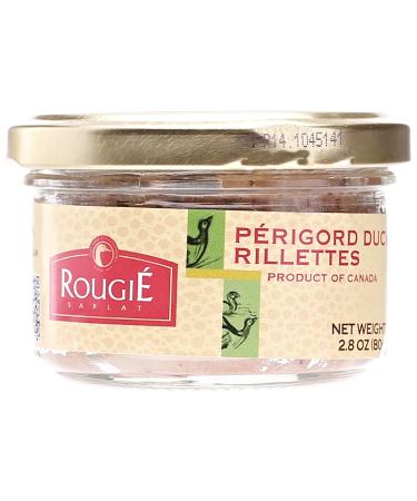 Rougie - Duck Rillettes from Perigord (Canada) 2.8oz 2.8 Ounce (Pack of 1)