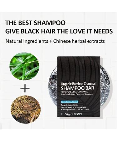  Mikabila Polygonum Multiflorum Darkening Shampoo for Shiny Revitalizing Gray Hair Anti-Hair Loss Natural Soap for Gray Hair - Buy Online on GoSupps.com