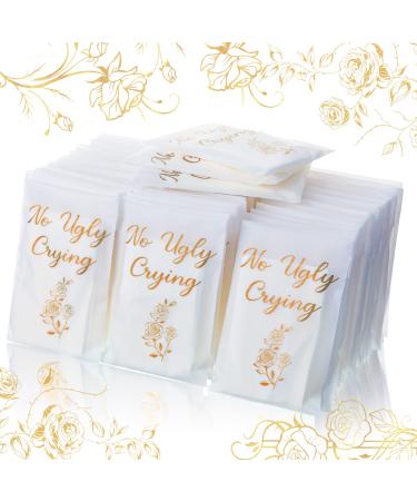 80 Pcs Wedding Tissues Packs for Guests for Your Happy Tears Facial Tissues Travel Size Bulk Individual Facial Wedding Tissues Welcome Bag Stuffers Gift Bride and Groom Mother (Romantic Style)