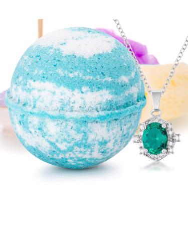 Bath Bomb Deluxe 8oz. And Surprise Jewelry Made in USA  Perfect for Bubble Spa Bath. Handmade Birthday Mothers Day Gifts For Women & Kids (Boyfriend  Pendant) Boyfriend Pendant