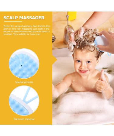 Frcolor 6-Piece Silicone Shampoo Brush Set | Scalp Massage & Bathing Brush for Babies & Kids | Gentle Hair Care & Cleaning Solution - Buy Online on GoSupps.com