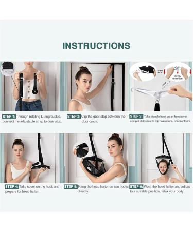 Portable Neck Puller & Traction Device - Adjustable Over-the-Door Vertebral Support for Men & Women - Buy Online on GoSupps.com