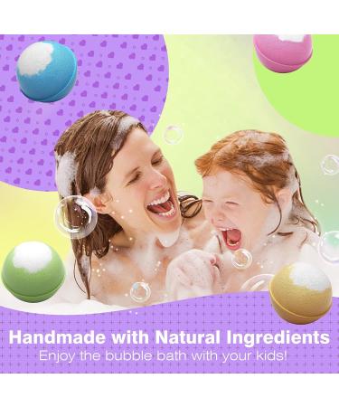 Sanyi Bath Bombs Gift Set - 6 Handmade Fizzies with Essential Oils for Women, Moms, Grandma, Him & Men - Perfect Mothers Day or Birthday Gift - Buy Online on GoSupps.com
