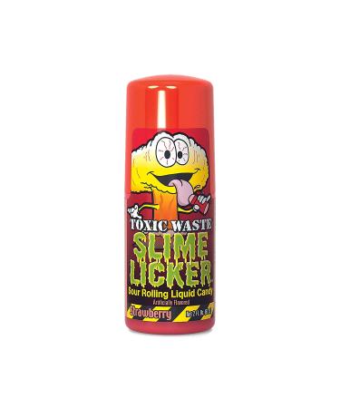 TOXIC WASTE Slime Licker Sour Liquid Candy 12-Count Box - Strawberry Blue Razz Flavors - Buy Online on GoSupps.com