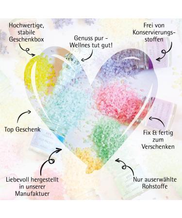 Hallingers Frauen-Power 5-Series Swimming Salt Set | Dead Sea Salts - Ideal Mother's Day & Father's Day Gifts | Perfect for New Home Celebrations - Buy Online on GoSupps.com