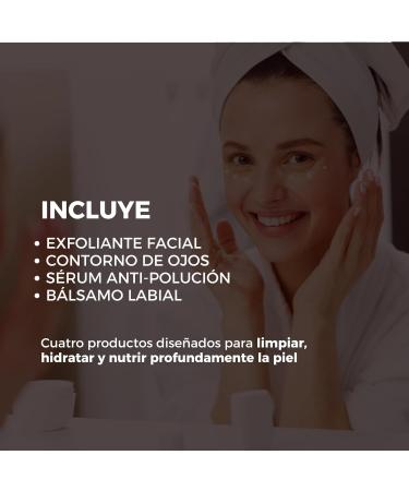 La Chinata Mini Gift Box (Lip Balm 10g + Face Scrub 70ml + Eye Cream 20ml + Anti-Pollution Face Serum 30ml) - Buy Online on GoSupps.com