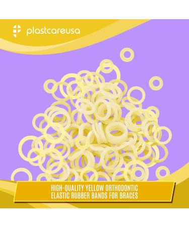 1000 Orthodontic Latex Elastic Rubber Bands for Braces - Heavy-Duty 1/4 Fox Multi-Size Dental Elastics Kit for Teeth Alignment & Gap Closure (10 Bags of 100 - Buy Online on GoSupps.com