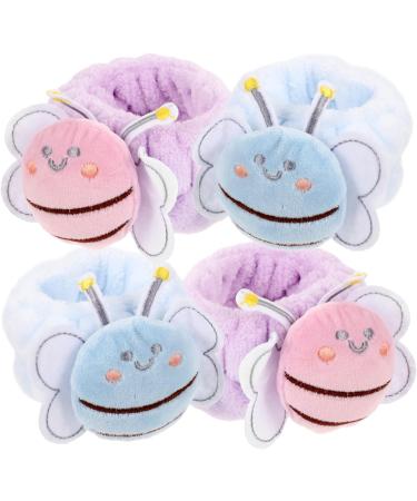 minkissy Car Diffuser 16 Pcs Face Wash Wristband Wrist Cuffs Bee Suit Comfortable Wristbands Shower Wristbands Elastic Hair Bands Towel Wristbands for Washing Face Flannel Armband Portable - Buy Online on GoSupps.com