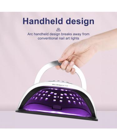 Ruspela 300W UV Nail Lamps for Gel Nails LED Polish Dryer with Phone Holder 72 Beads Nail Curing Lamp with LCD Display Auto Sensor 4 Timer Setting Detachable Nail Dryer for Beginners Home Salon Use - Buy Online on GoSupps.com