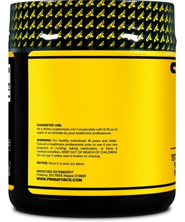 PrimaForce Taurine Powder 250g - Non-GMO Gluten Free Supplement for Energy & Focus - Buy Online on GoSupps.com