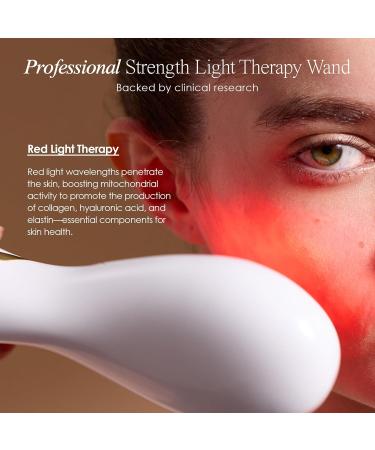 LumaGlow Red LED Light Therapy by Project E Beauty | Skin Rejuvenation and Anti-Aging | Diminish Fine Lines & Wrinkles | Improve Skin Elasticity | Handheld Device for Spa & Home Use - Buy Online on GoSupps.com