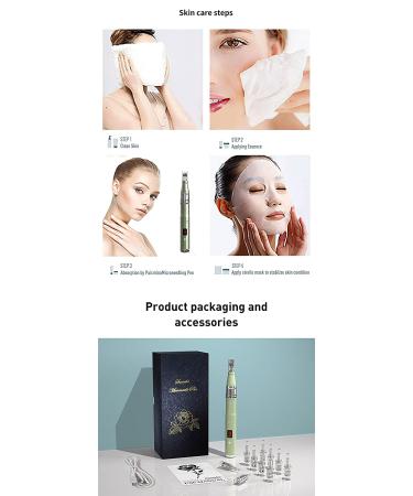 Puicmlna Microneedling Pen with 12 Disposable Needles - 0.1mm Size - 42-pin, 36-pin, 12-pin, Nano Cartridges Included - Buy Online on GoSupps.com