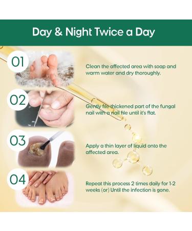Fungal Toe Nail Treatment - Extra Strength Liquid for Men & Women | Hongos Fungus Remover - Home & Travel Use (30ml/1fl oz - Buy Online on GoSupps.com