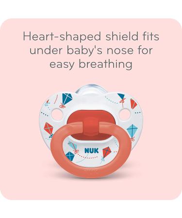 NUK Orthodontic Pacifier Value Pack - 5 Pack for 0-6 Months | Cute Animal Designs - Buy Online on GoSupps.com