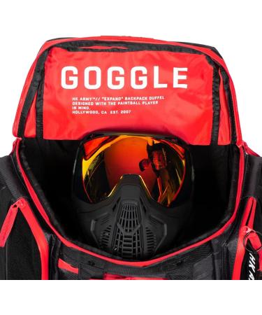 HK Army Expand Backpack Paintball Gearbag - Shroud Black/Red | Premium Quality - Buy Online on GoSupps.com