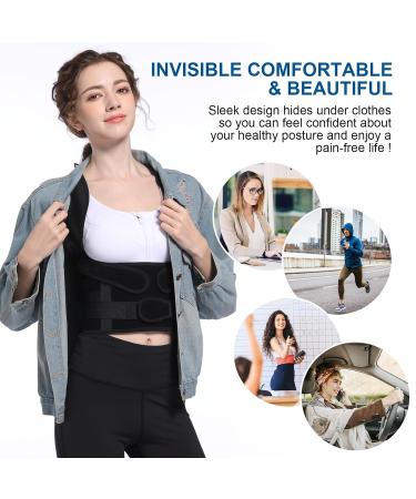 Adjustable Breathable Back Brace Posture Corrector for Men Women - Improve Poor Posture with Upper and Lower Back Support (Size S) - Buy Online on GoSupps.com