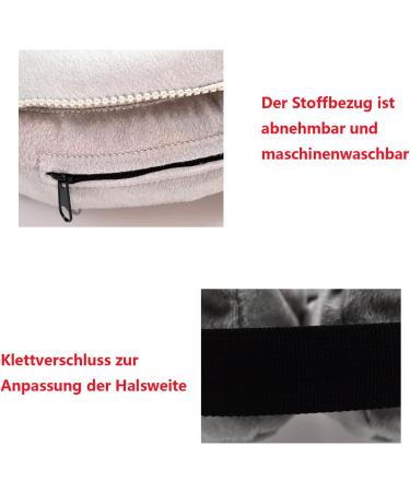 Inflatable Dog Collar for Recovery | Protective Collar for Dogs & Cats | Removable Layer & Leak Protection - Perfect for Long Snouts (M) - Buy Online on GoSupps.com