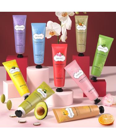 SHVYOG Hand Cream Gift Set | Moisturizing Lotion & Foot Cream for Dry Hands | 10 Travel Size Packs | Perfect Unique Gifts for Women - Buy Online on GoSupps.com