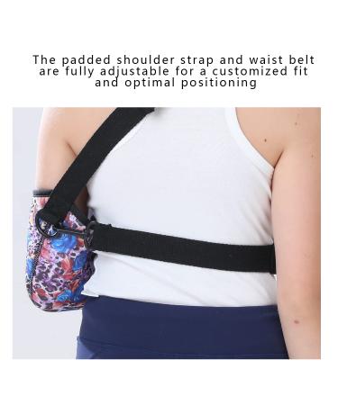 Buy Foam Arm Sling Elbow Brace with Waist Strap - Shoulder Support for Kids Rotator Cuff Injury Fracture Blue Rose Leopard Small - International Shipping Available - Buy Online on GoSupps.com