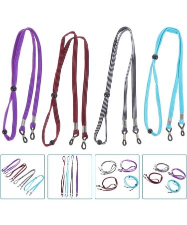 Coheali 4-Piece Elastic Exercise Band & Anti-Lost Glasses Chain | Ear Protection Tape Holder & Decorative Mask Band Perfect for Everyday Use - Buy Online on GoSupps.com