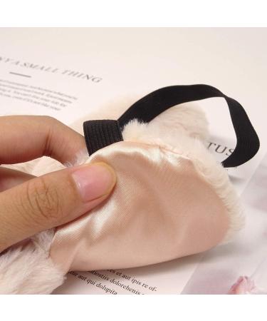 Honbay Plush Rabbit Sleeping Eye Mask for Kids - Cute Cartoon Animal Design (Beige) - Buy Online on GoSupps.com