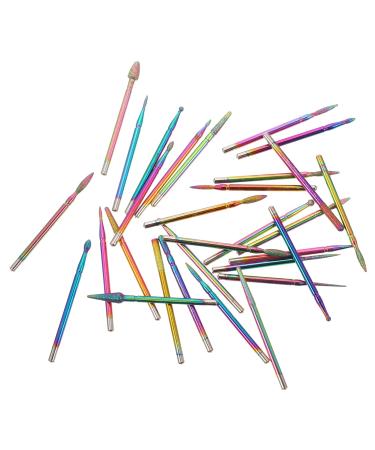 Beaupretty tool manicure set Geln gel set 1 set 30 polishing drill for acrylic N - Nail files Bohlkrupklung PolierBit nail grinding head manicure set gel nails set nail accessories