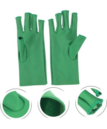 HONMEET 1 Pair Nail Gloves Polish Manicures Anti- Gloves Down Mittens Hand Cover Skincare Tool Fingerless Mitts Nail Tools Gel for Nails Manicure Gloves Elastic Spandex - Buy Online on GoSupps.com