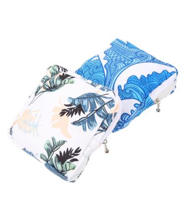 Gleavi 2st Pad pocket bag for period pads tampon bag sustainable period bag napkbag practical period pocket makeup pocket travel cotton ladies bonds multifunction
