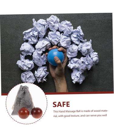 Frcolor Wooden Handballs - 5-Sentence Massage Device for Wellness & Hand Exercises - Portable Chinese Style Sports Balls for Scooters & Gifts - Buy Online on GoSupps.com